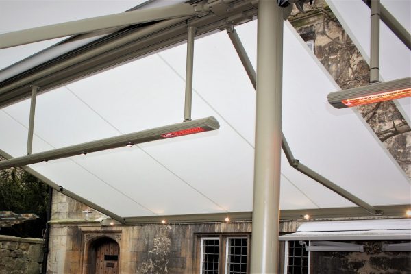 Pub garden awnings