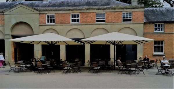 Restaurant and pub giant umbrellas